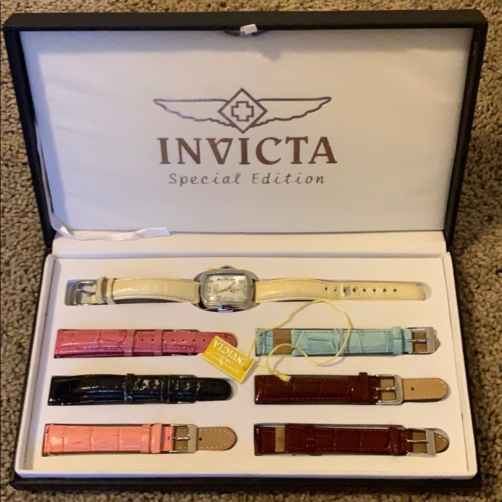 Invicta Watch and leather bands
